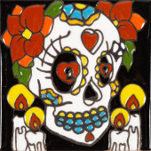 Maestra - Seria Catrina - meksykańska płytka ceramiczna