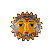 Ceramiczne słońce z Meksyku - 50 cm