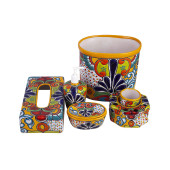 Viento - ceramiczny zestaw łazienkowy z Meksyku