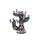 Cactus y muertos - świecznik z Meksyku