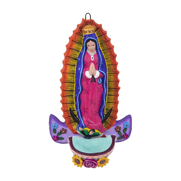 Virgen pared - kropielnica z wizerunkiem Matki Bożej z Guadalupe