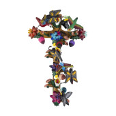 Cruz Mariposa - symbol krzyża - rękodzieło z Meksyku