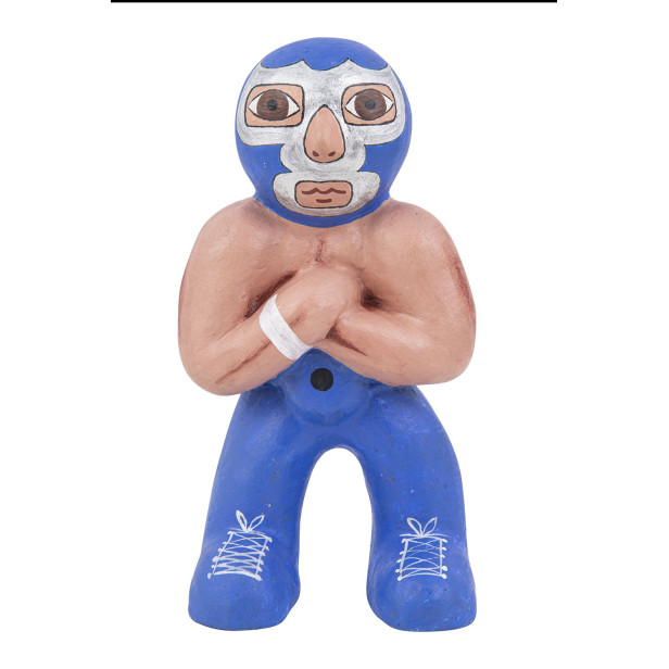 Blue demon - zawodnik wrestlingu z Meksyku - wys. 15 cm