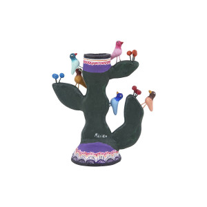 Cactus y muertos - świecznik z Meksyku