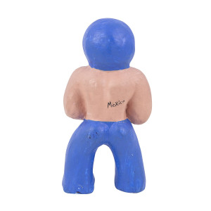 Blue demon - zawodnik wrestlingu z Meksyku - wys. 15 cm