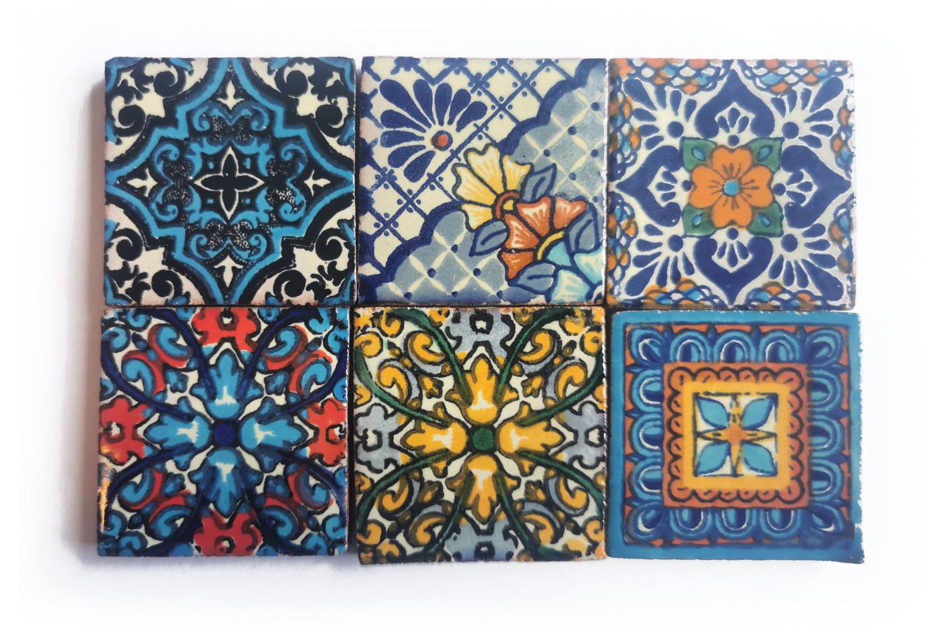 Tristán - zestaw sześciu ceramicznych magnesów
