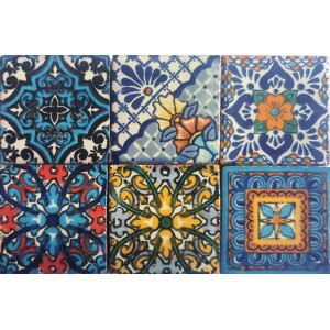 Tristán - zestaw sześciu ceramicznych magnesów
