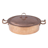 Garnek miedziany duży - średnica 29 cm