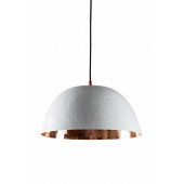 Espino Blanco - lampa miedziana z białą patyną