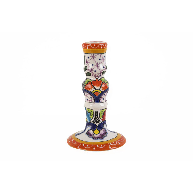 Candelero - meksykański ceramiczny świecznik