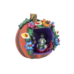Calabaza - figurka dynia - rękodzieło z Meksyku