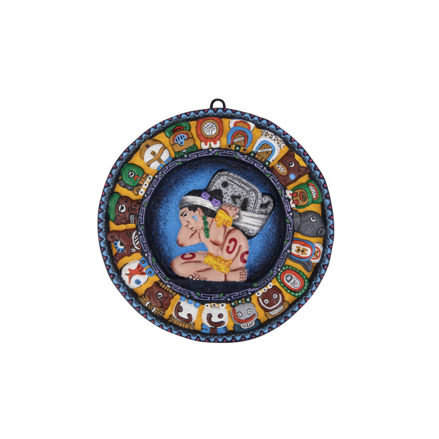 Calendario Maya - Wisząca figurka kalendarz Majów, śr. 18 cm