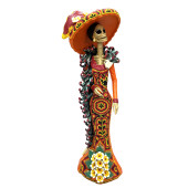 Figurka Catrina Capula, rękodzieło z Meksyku