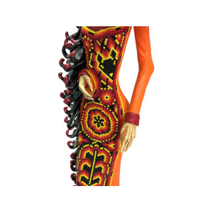 Figurka Catrina Capula, rękodzieło z Meksyku