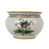 Vaso di limoni e uva S - włoska doniczka ceramiczna