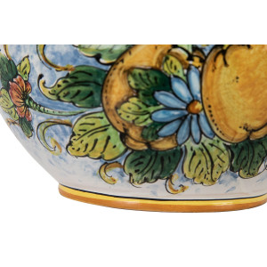 Ręcznie robiona sycylijska doniczka - Vaso di limoni S