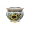 Vaso di girasoli M - sycylijska ceramiczna doniczka