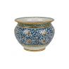 Vaso fiori di limoni M - ręcznie malowana włoska doniczka