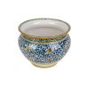 Vaso fiori di limoni M - ręcznie malowana włoska doniczka