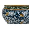 Vaso fiori di limoni M - ręcznie malowana włoska doniczka
