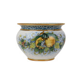 Vaso di limoni M - ręcznie robiona sycylijska doniczka
